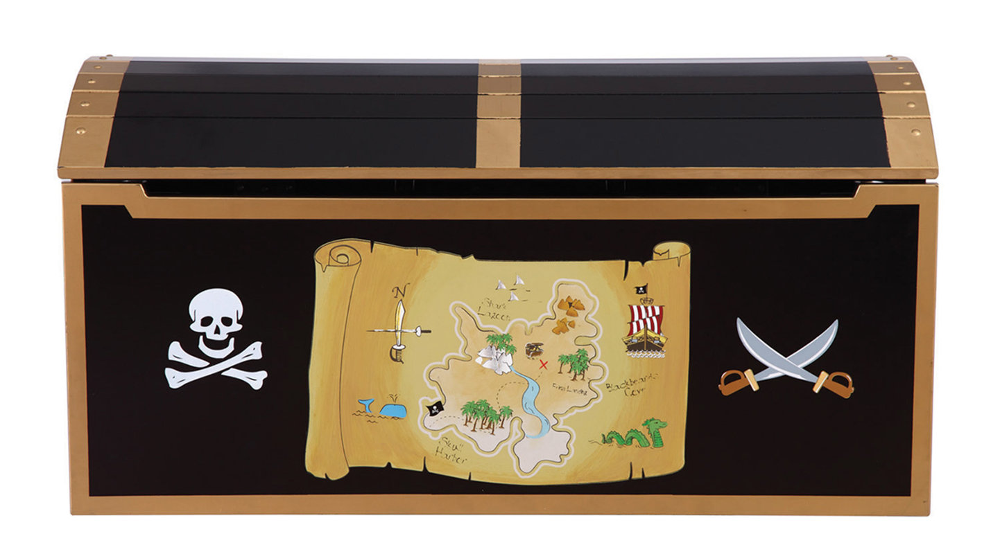 Guidecraft Personalized Pirate Treasure Chest & Reviews Wayfair